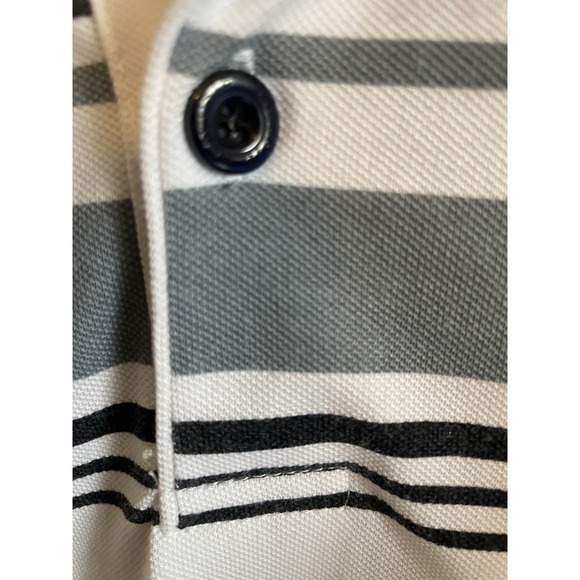 Vtg Lacoste Men's Polo Shirt Size 9 Short Sleeve 100% Cotton Y2K Striped France - Picture 7 of 9